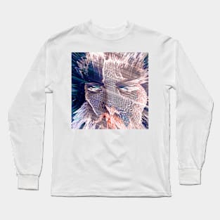 TONGUE - Glitch Aesthetic Corruption Cyberpunk Long Sleeve T-Shirt